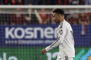 马卡：姆巴佩回到马德里治膝伤，将评估能否出战对曼城的欧冠