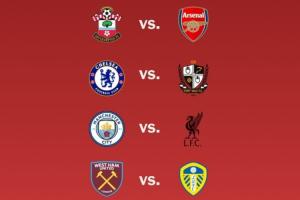 足总杯1/4决赛：曼城遭遇利物浦！阿森纳vs圣徒、切尔西vs英甲队
