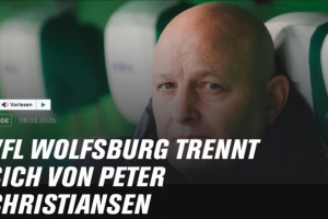 官方：因成绩未达预期，沃尔夫斯堡解雇体育总监克里斯蒂安森