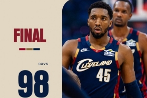 美网友：骑士真软&季后赛会被凯/尼/塞虐 詹姆斯离队后就没存在感