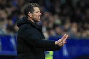 西蒙尼执教马竞以来，球队在欧冠淘汰赛20个主场比赛未尝败绩