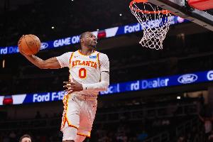 老鹰迎战独行侠 库明加因左膝炎症连续第3场缺席比赛