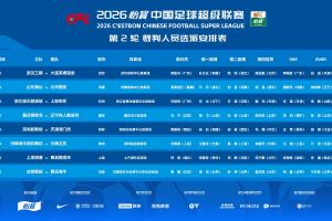 官方：麦麦提江主哨泰山vs国安 VAR唐顺齐，马宁执法铜梁龙vs铁人