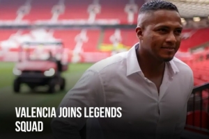 曼联官方：瓦伦西亚将代表曼联传奇队出战南安普顿传奇队