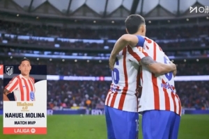 世界波制胜！莫利纳当选马竞1-0赫塔费一役全场最佳