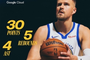 两人携手当选！勇士官方评选本场最佳球员：波津+梅尔顿