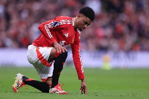 BBC记者谈阿玛德倒地未判点：真正的问题在于判罚标准不一致