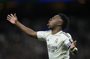 对阵曼城+马竞！维尼修斯连续2场比赛梅开二度，职业生涯首次