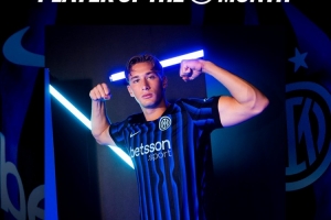 4场两球！国米官方：20岁前锋皮奥当选球队3月最佳球员