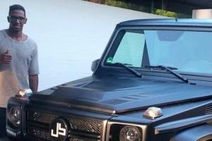 又犯事！图片报：博阿滕无证驾驶奔驰G63被警员拦下 面临巨额罚款