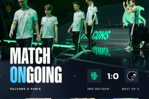 黑闪他闪不动啊！m0NESY大狙强势Carry砍25杀 Falcons赢图一