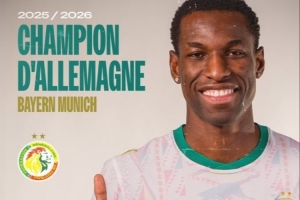 塞内加尔祝贺杰克逊赢得德甲:这位非洲杯冠军成员本赛季第2次夺冠