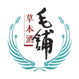 毛铺草本酒 logo
